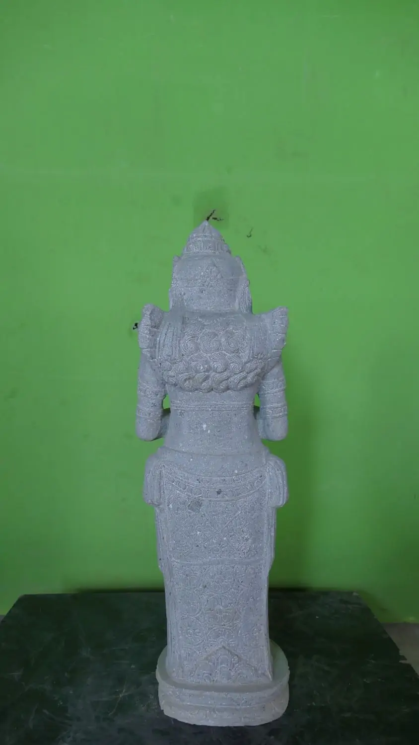  Product image 5 of the product “Standing Dewi Sri, “Turning of the Wheel”, 79cm Height, Riverstone, Stone Dewi Sri ”